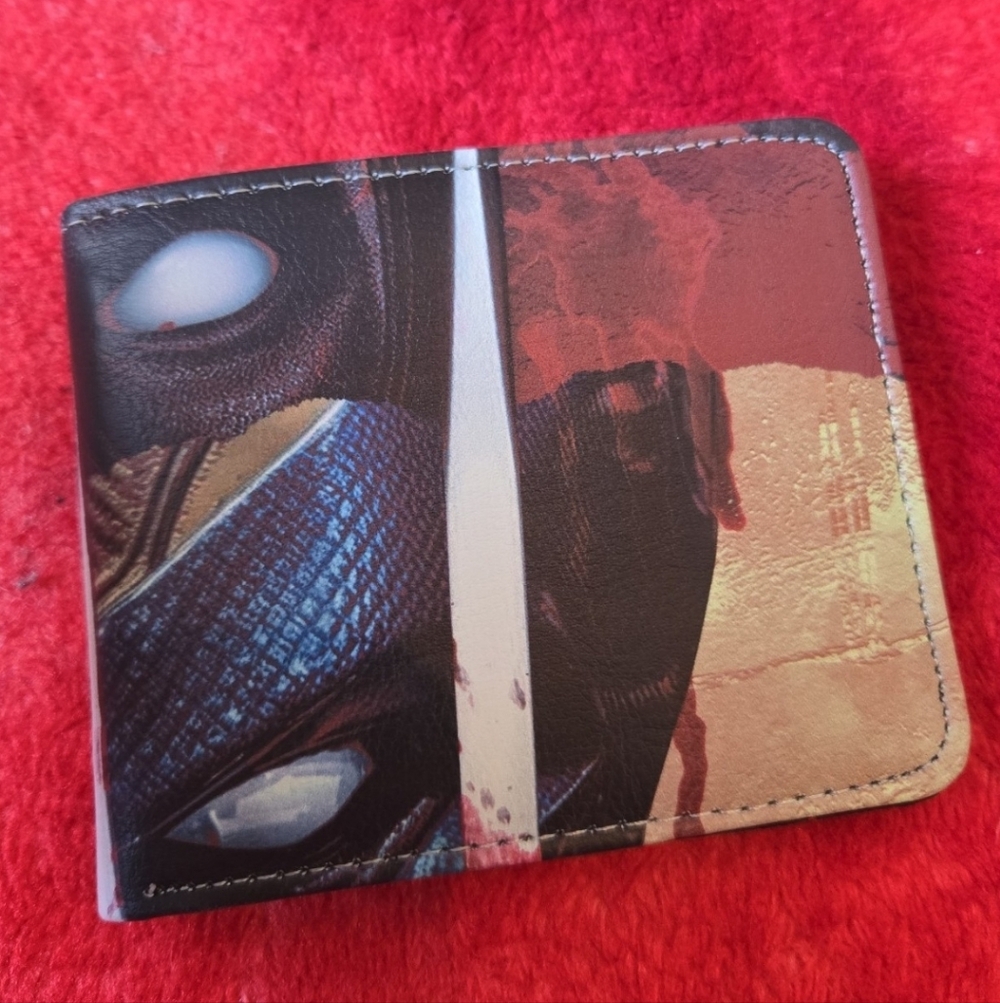New Deadpool wolverine marvel anime manga leather wallet
